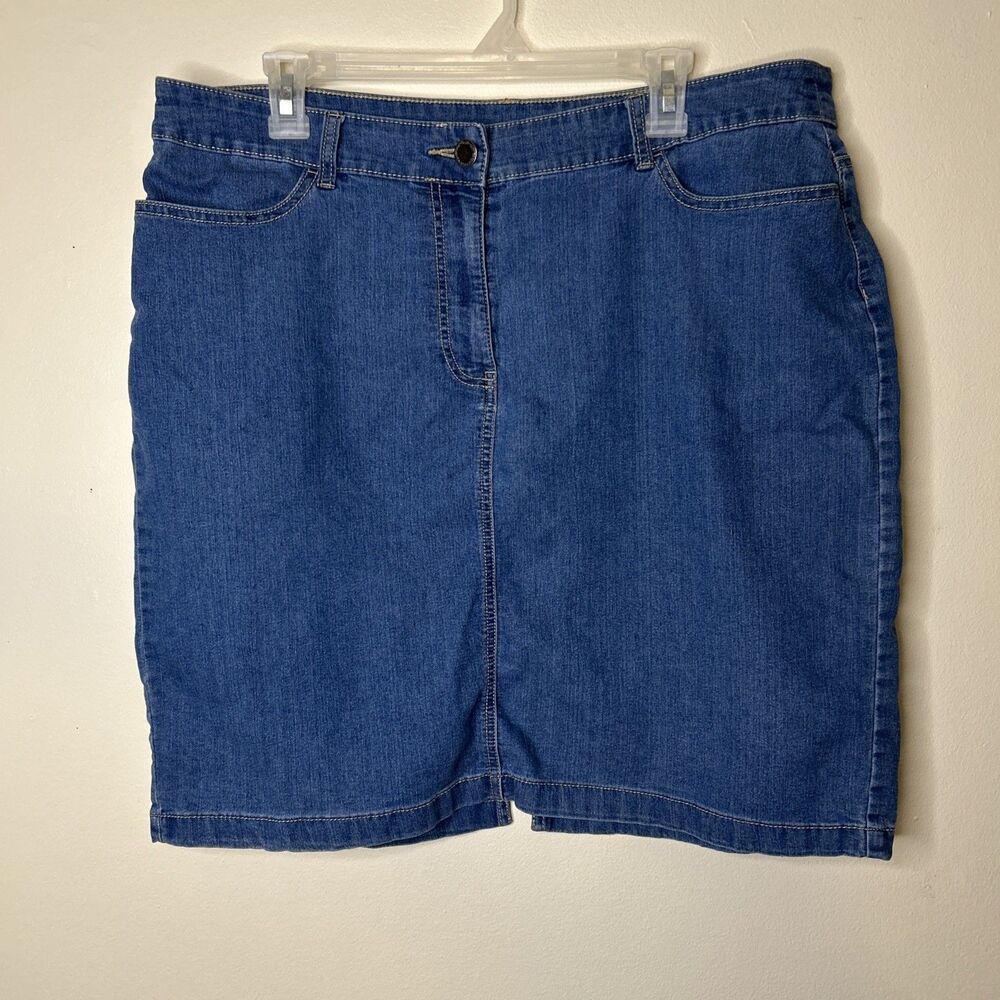 Kim Rogers Skirt Size 18 Denim Blue Western Cowgirl